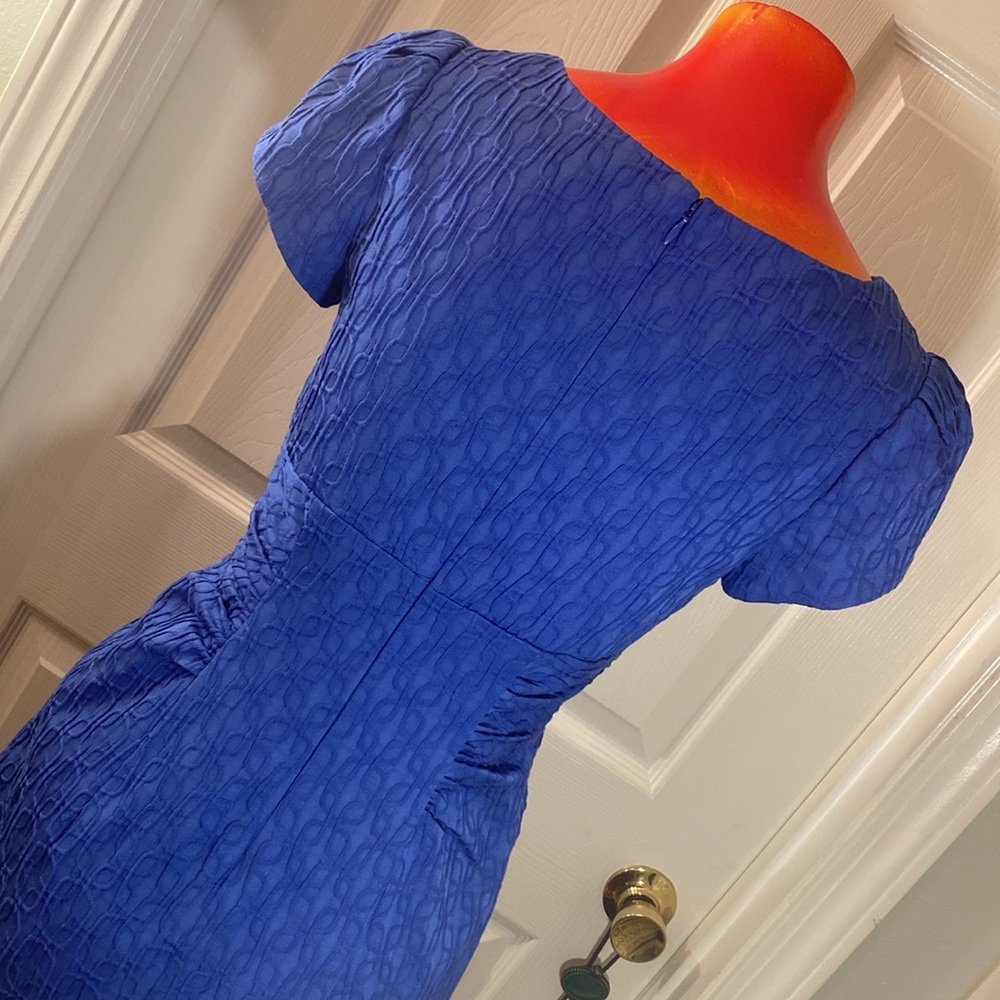 ADRIANNA PAPELL Blue Dress - Picture 9 of 14